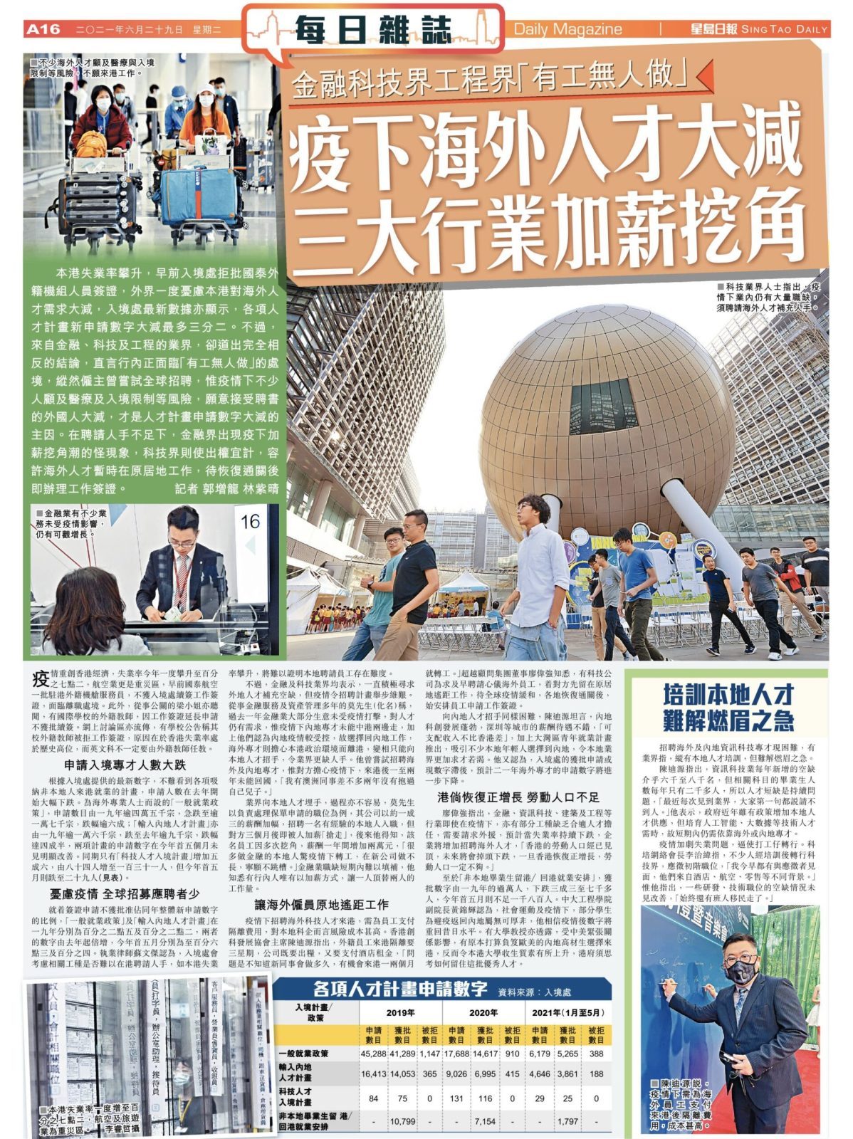 星島日報訪問香港創科發展協會主席陳迪源